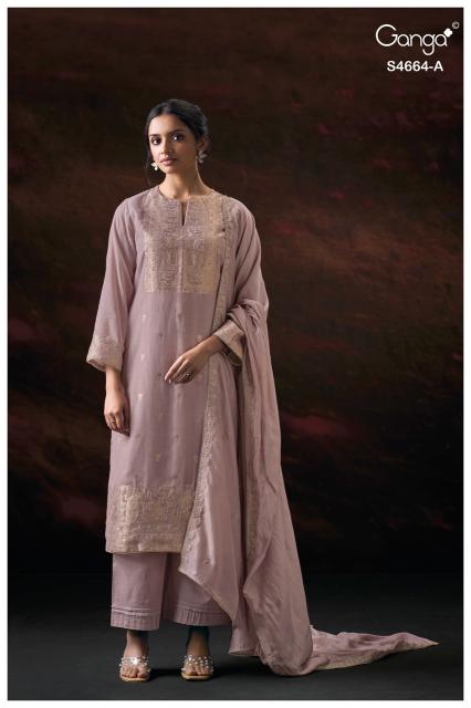 Ganga miara 4664 dress material wholesale